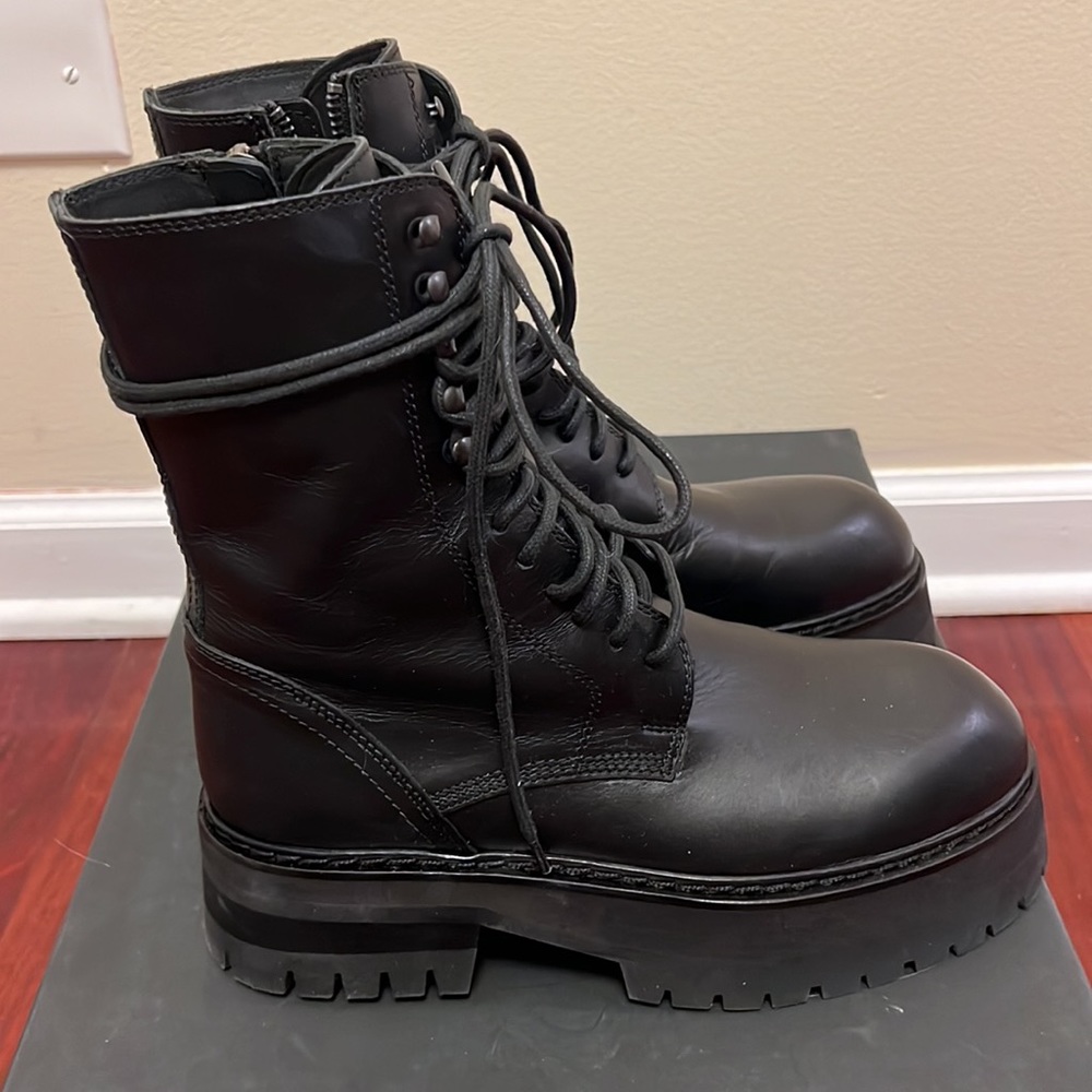 Ann Demeulemeester Tucson combat boot size 38